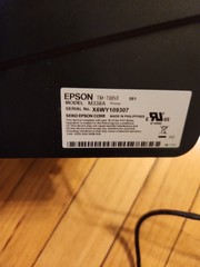 Epson TM-T88VI POS Compact Thermal Receipt Printer LAN USB Square
