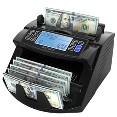 USA Money Counter Machine with Value Count – DT200 Large 4” LCD Display Cash …
