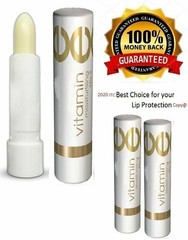2 units, VITAMIN E Natural Moisturizing Lipstick Beauty Stick Makeup, Lot of 2