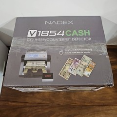 New Open Box Nadex V1854 Cash Counter/Counterfeit Detector
