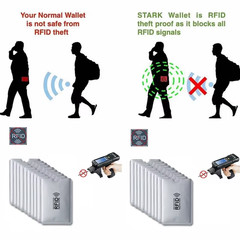 10Pcs Anti-Scan Card Sleeve Anti-Magnetic Anti-Theft anti RFID/NFC Scanning Alum