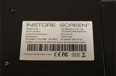 InCap 480 Commercial Grade Stretch Screen Monitor (1196 x 226.4 mm Viewing Area)