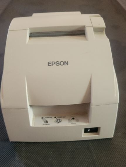 Epson TM-U220PB Receipt Printer Model M188B USB & Ethernet w/Power Supply