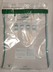 Safelok Security Tamper Evident Currency Deposit Bags 20” x 14” serial numbered