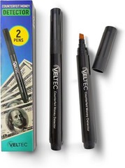 Money Marker (2 Counterfeit Pens) – Counterfeit Bill Detector Pen with Upgraded