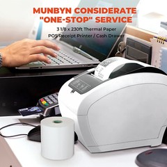 MUNBYN WiFi Thermal POS Receipt Printer upgraded USB/Lan/Serial/Cash Drawer Port