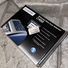 New Accubanker D450 Automatic Counterfeit Bill Detector Money Checker Scanner