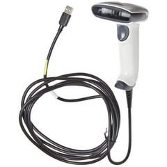 High-Speed Handheld USB Barcode Scanner, 270 Scans/sec, Linear, White, 1 Count