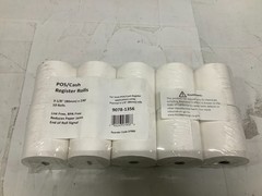 Iconex 07906 Direct Thermal Printing Paper Rolls, 3-1/8″ x 230-ft, White, 10-ct