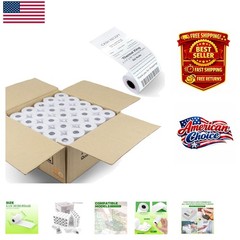 Clear Image 50 Rolls 2 1/4″ x 50′ Receipt Paper – Perfect for Small Businesses