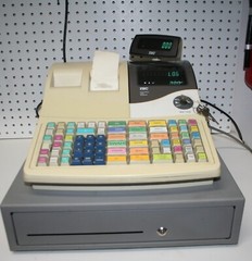 Toshiba TEC MA 1535 Electric Cash Register w/Keys Original Preowned VTG