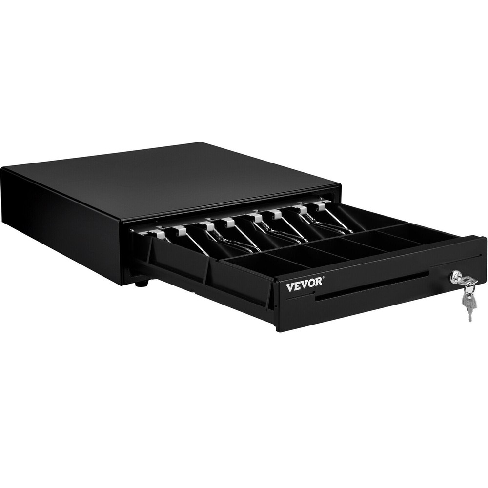 VEVOR Cash Drawer 13″ with key lock or RJ11/RJ12 (Square)