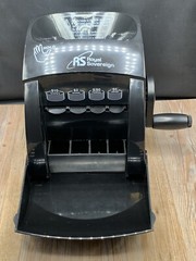 Royal Sovereign QS-1 Manual Hand Crank 1 Row Coin Sorter -READ***