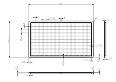 SAM4S ER 920, ER 940, SPS 320, SPS 340 Overlay Flat Keyboard Wet Cover Silicone