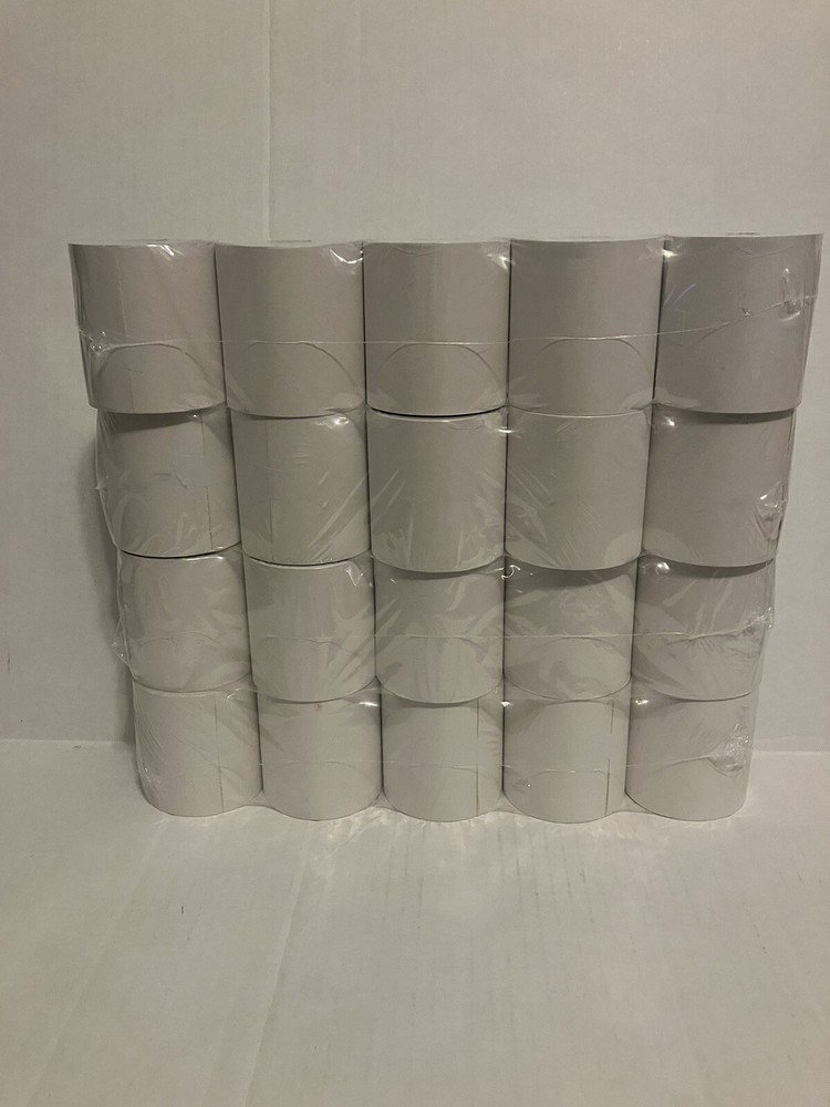 (20) 3″ x 95′ 2-PLY CARBONLESS POS RECEIPT PAPER ROLLS