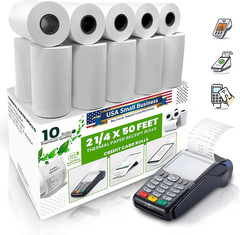PM Company Thermal Paper Receipt Rolls – Bpa-Free Receipt Paper for Credit Card