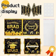Graduation Money Box for Cash Gift PullBlue Gold Graduation Gifts Surprise