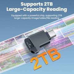 USB C TF Card Reader Type C 2.0 Micro SD Adapter External Memory Stick