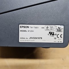 EPSON TM-T88IV PRINTER MODEL M129H Lot Of 3 TESTED 2 Power Supply Included