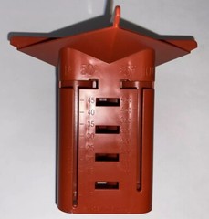 MMF Industries Coin Sorter Tender Counter Red USA Made 4 Tubes
