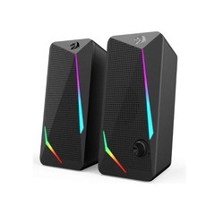 Redragon GS510 Waltz RGB Desktop Speakers, 2.0 Channel PC Computer Stereo Speake