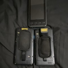 Unitech Lot of 3 Rugged Handheld Touchscreen Mobile Computers w/ Barcode Scanner