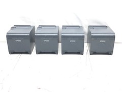 lot of 4 Epson TM-L90 Thermal POS Label & Receipt Printer M313A