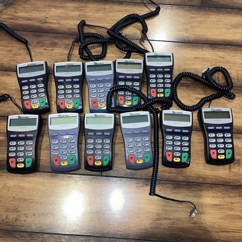 LOT OF 11 Verifone Pinpads 1000SE