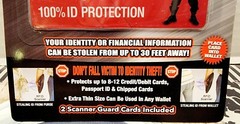 2 pack 4 total Scanner Guard Card Credit Card Scanner Protectors Patented Tested
