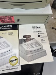 Royal Alpha 583CX Cash Register Management System With Keys Tested Works