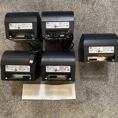Lot Of 5 HP A799-C80W-HN00 & A798 Thermal Receipt Printers for POS System