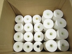 Impact Bond Paper Rolls, 2.25″ x 150′ White (28 Rolls) Receipt Rolls