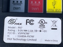 Lot Of 2 PAX PX7 Credit Card Payment Terminal Sold As Is