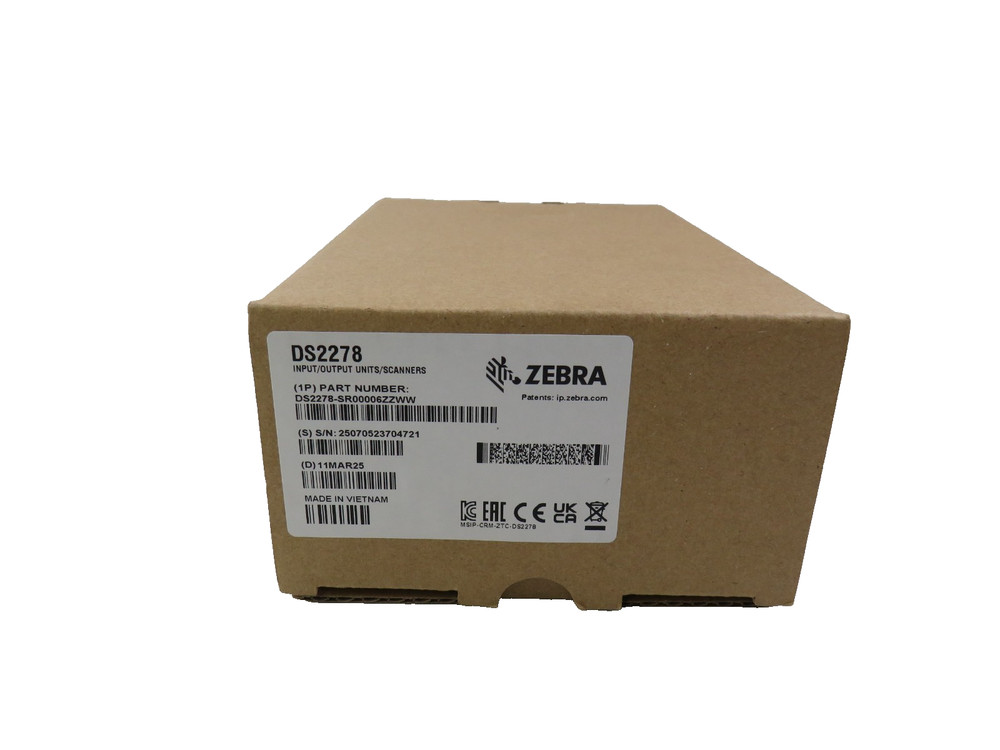 ZEBRA DS2278-SR00006ZZWW SCANNER New