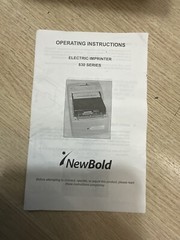 NewBold Addressograph Electric 830 Credit Card Imprinter / MAR958