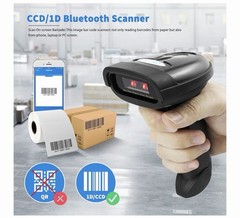 Netum Barcode Scanner NT-1228BC Bluetooth Wireless Barcode Reader Works With Mac