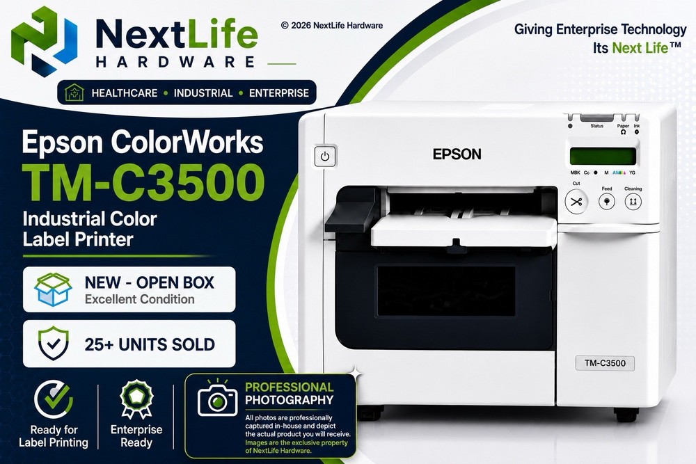Epson ColorWorks TM-C3500 Color Inkjet Label Printer | Industrial | New Open Box