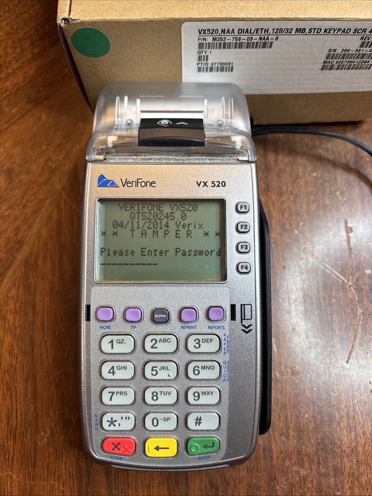 Verifone VX520 VX 520 Credit Card Machine Terminal Reader