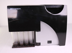 Emerson 4-Barrel Automatic Coin Sorter as is for parts, No Power Supply See Pics