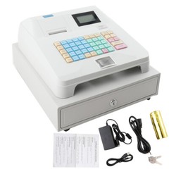 48Keys LED Cash Register Commercial Cash Register Printer for Retail Restaurant