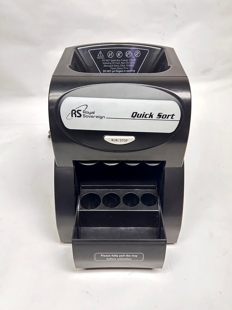 Royal Sovereign Coin Sorter Quick Sort QS-1AC Tested