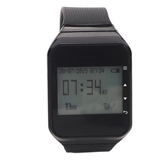 Watch Pager 20 Call Buttons LCD Display Rechargeable Wireless Watch Calling ZERI