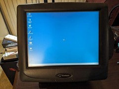 Radiant Systems P1510 POS Point of Sale Touch Terminal P1510-3240 w/ Card Reader