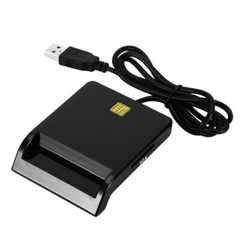 USB Smart Card Reader for Bank Card CAC Government ID Chip Card Read Information