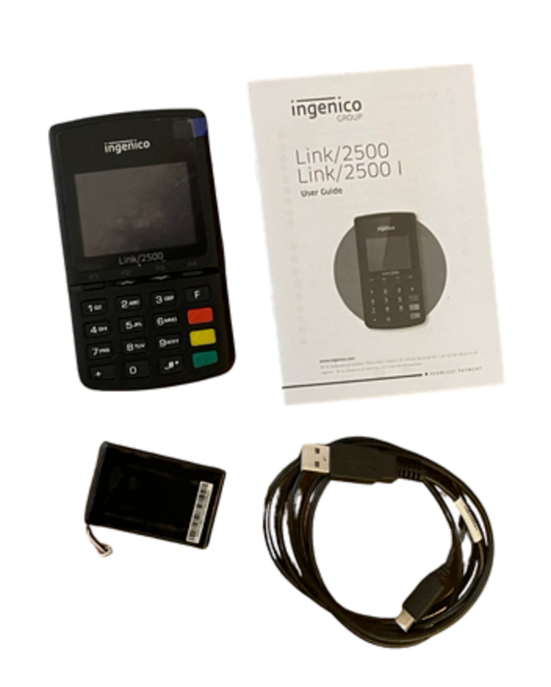 Ingenico Link 2500 LIN250-USSTA02A Portable Credit Card Terminal New