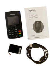 Ingenico Link 2500 LIN250-USSTA02A Portable Credit Card Terminal New