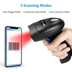 Wireless QR Code Scanners Readers for Computers, NetumScan 1D 2D Black