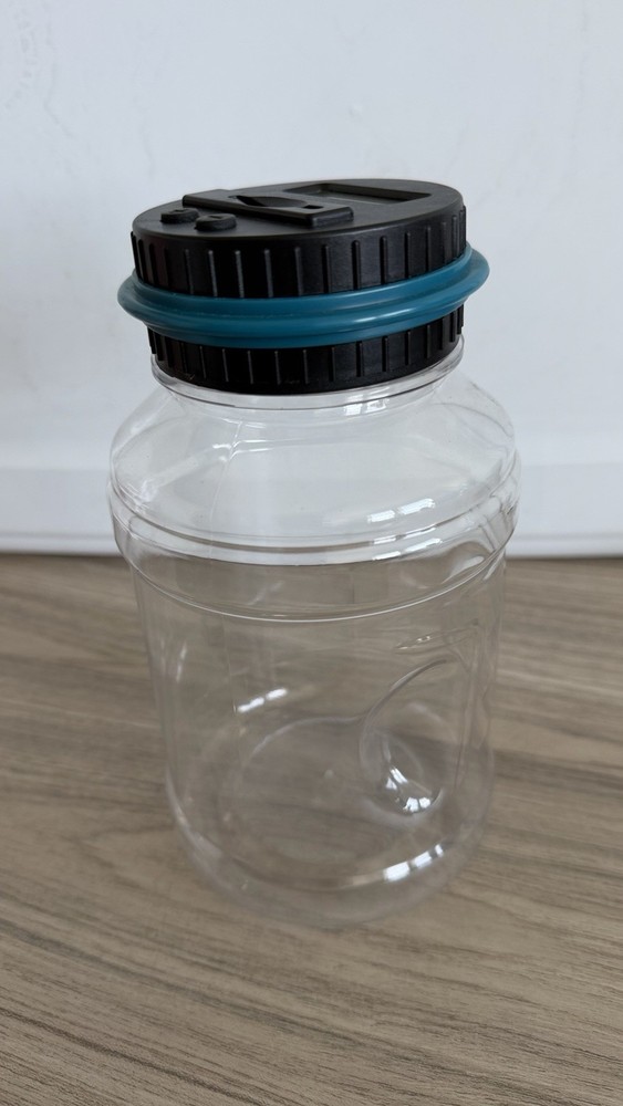 Digital Coin Counting Jar LCD Piggy Bank Money Saver 1.8L