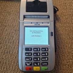 First Data FD150 EMV Contactless Credit Card Terminal Dial/IP WiFi ** Tested