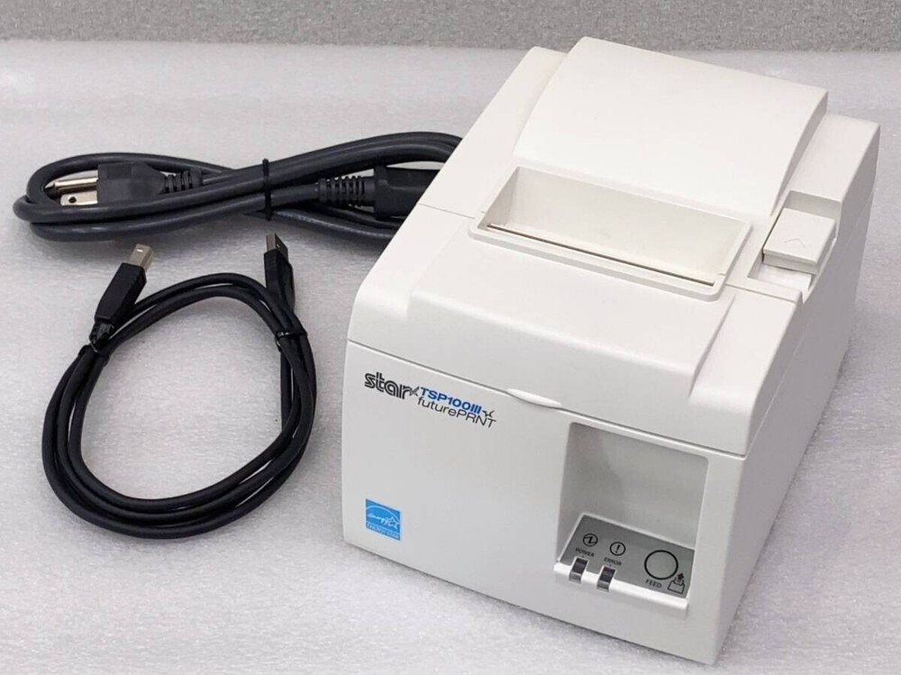 STAR MICRONICS Future Print POS Receipt Printer TSP143IIIU USED Tested USB con.